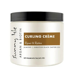 Sunny Isle Argan & Biotin Curling Crème 473ml