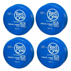 RedOne 4x Blue Aqua Hair Wax 150ml