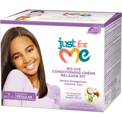 Just for Me No-Lye Conditioning Créme Relaxer Kit Regular