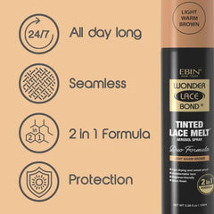EBIN Wonder Bond Tinted Lace Melt Aerosol Spray 100ml