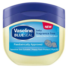 Vaseline Blue Seal Baby Fragrance Free Petroleum Jelly 450ml