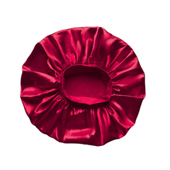 Jolie - Silk Bonnet Large Sleep Cap - Red