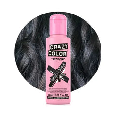 Crazy Color Semi-Permanent Hair Color 032 Natural Black 100ml
