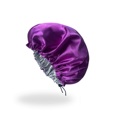 Jolie - Satin Sleep Cap - Purple