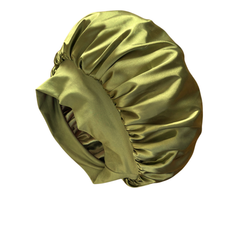 Jolie - Double Lined Satin Cap - Green