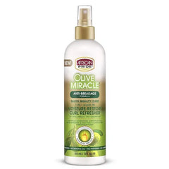 African Pride Olive Miracle 7-In-1 Moisture Restore Curl Refresher 12oz