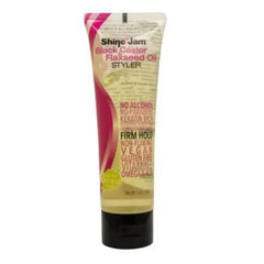 Ampro Shine 'n Jam Black Castor & Flaxseed Oil Styler 3oz