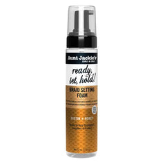 Aunt Jackie's Biotin + Honey Ready Set, Hold! Braid Setting Foam 251ml