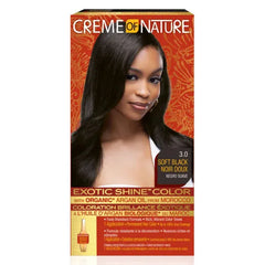 Creme of Nature Permanent Hair Color Soft Black 3.0