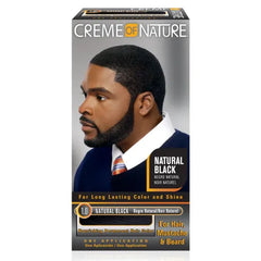 Creme of Nature Nourishing Permanent Gel Hair Color For Men 1.0 Natural Black