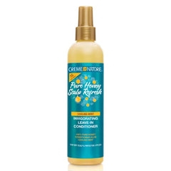 Creme of Nature Pure Honey Scalp Refresh Cooling Mint Invigorating Leave-in Conditioner 8oz