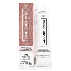 Wella Colorcharm Permanent Cream Toner T96 Muted Rose 57g