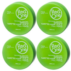RedOne 4x Green Matte Hair Wax 150ml