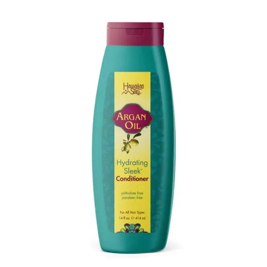 Hawaiian Silky Argan Oil Hydrating Sleek Conditioner 414ml