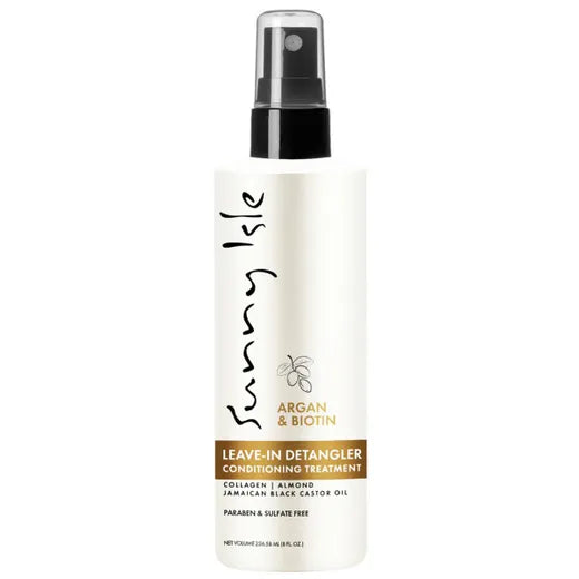 Sunny Isle Argan & Biotin Leave-In Detangler Conditioning Treatment 236ml