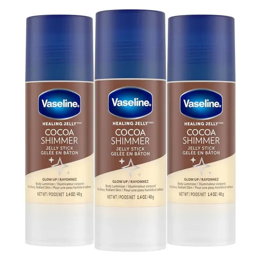 Vaseline Cocoa Shimmer Body Balm Jelly Stick 3 x 40g