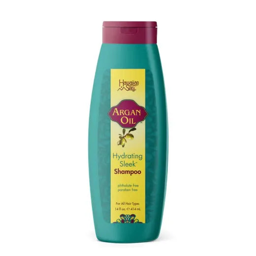Hawaiian Silky Argan Oil Hydrating Sleek Shampoo 414ml