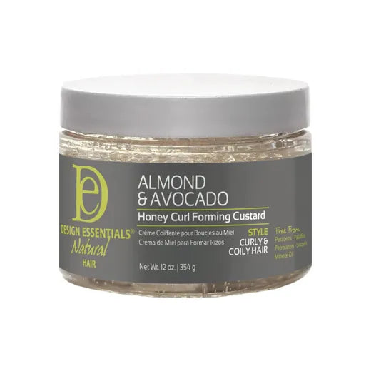 Design Essentials Almond & Avocado Honey Curl Forming Custard 354g