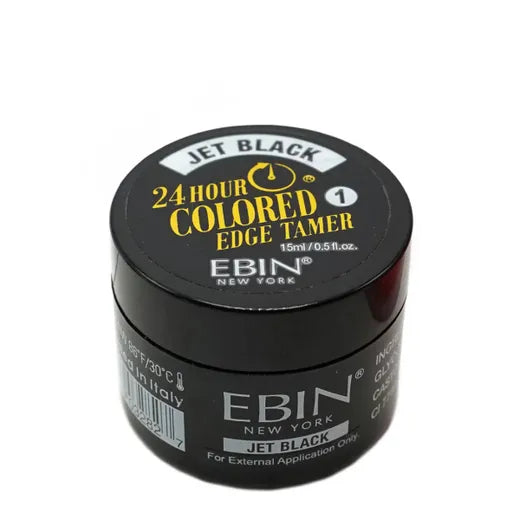 EBIN 24 Hour Colored Edge Tamer 1 Jet Black 15ml