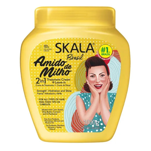 Skala Brasil Corn Starch Hair Treatment Cream 1000g
