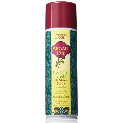 Hawaiian Silky Argan Oil Hydrating Sleek Oil Sheen Spray 326g