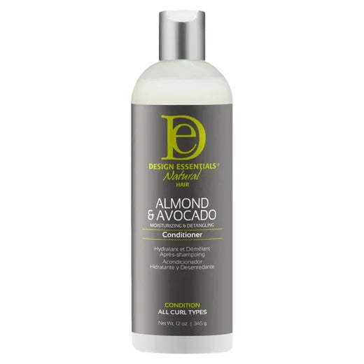 Design Essentials Almond & Avocado Moisturizing & Detangling Conditioner 365g