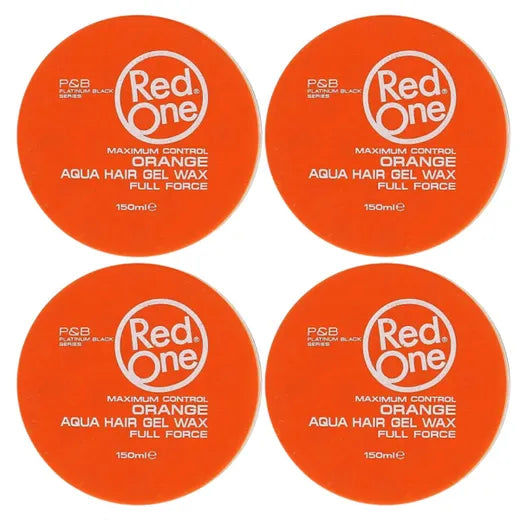 RedOne 4x Orange Aqua Hair Gel Wax 150ml