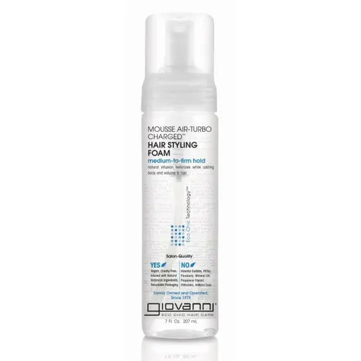 Giovanni Mousse Air-Turbo Charged Hair Styling Foam 207ml
