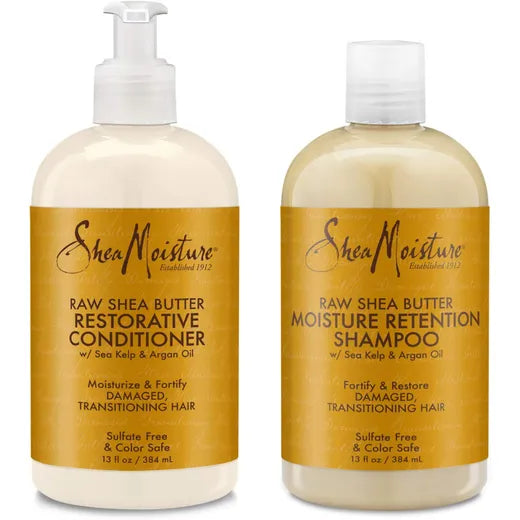 Shea Moisture Raw Shea Butter Shampoo & Conditioner Bundle