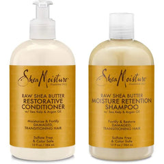 Shea Moisture Raw Shea Butter Shampoo & Conditioner Bundle