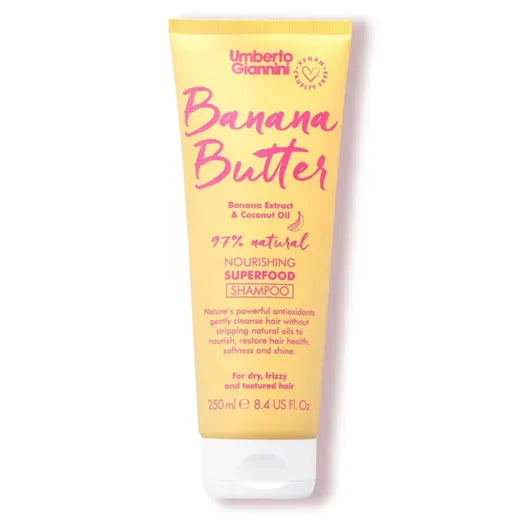 Umberto Giannini Banana Butter Nourishing Superfood Shampoo 250ml