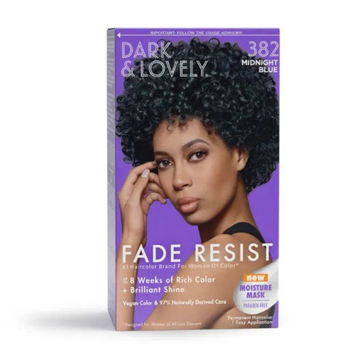 Dark & Lovely Fade Resist Hair Color - 382 Midnight Blue