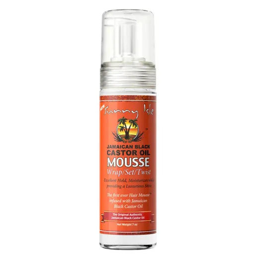Sunny Isle Jamaican Black Castor Oil Styling Mousse Wrap, Set, Twist 7oz