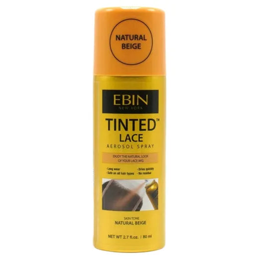 EBIN Tinted Lace Aerosol Spray Natural Beige 80ml
