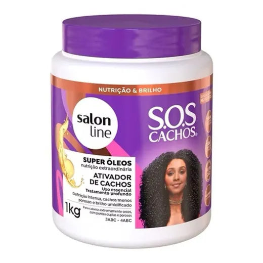 Salon Line S.O.S Cachos Super Oils Curl Activator Cream 1Kg