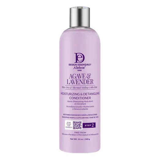 Design Essentials Agave & Lavender Moisturizing & Detangling Conditioner 340g