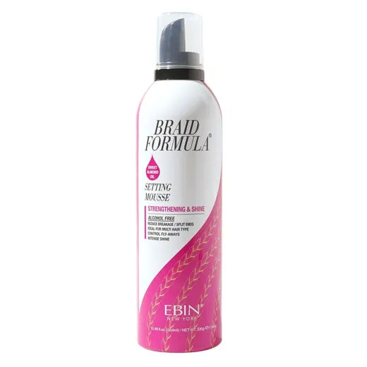 EBIN Braid Formula Setting Mousse Almond 254ml