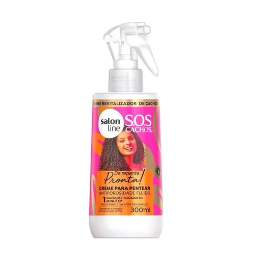 Salon Line SOS Cachos De Repente Pronta Anti-Porosity 300ml