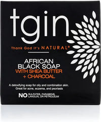 TGIN Natural Soap With Shea Butter + Charcoal