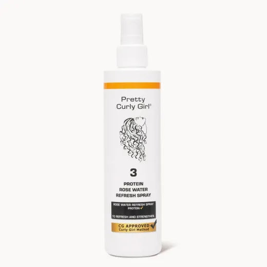 Pretty Curly Girl Protein Rose Water Refresh Spray 250ml