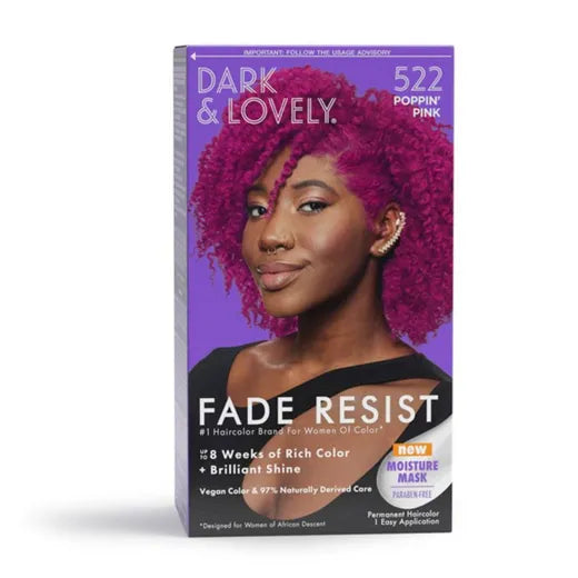 Dark & Lovely Fade Resist Hair Color - 522 Poppin Pink
