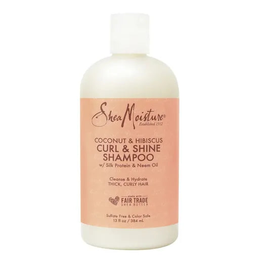 Shea Moisture Coconut & Hibiscus Curl & Shine Shampoo 384ml