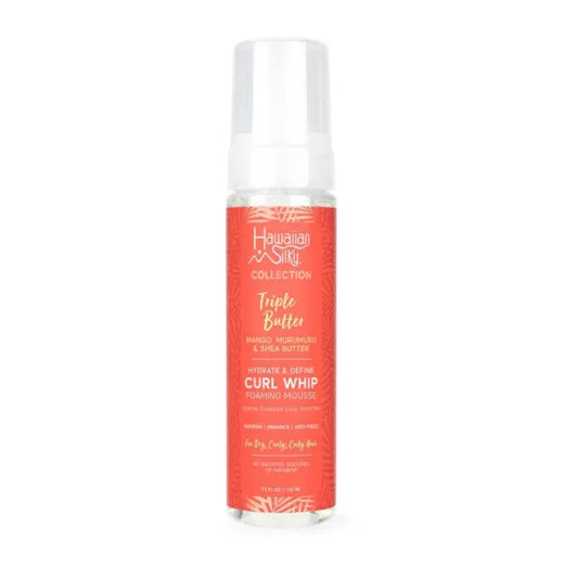 Hawaiian Silky Triple Butter Hydrate & Define Curl Whip Foaming Mousse 222ml