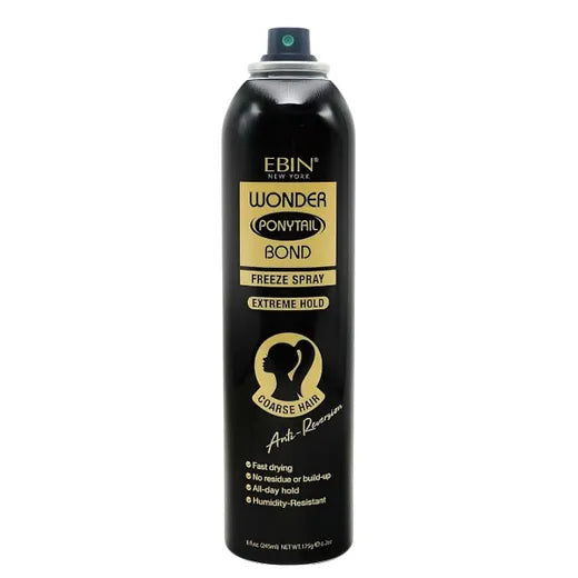 EBIN Wonder Ponytail Bond Freeze Spray Extreme Hold 245ml