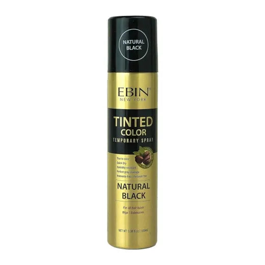 EBIN Tinted Color Temporary Spray Natural Black 100ml