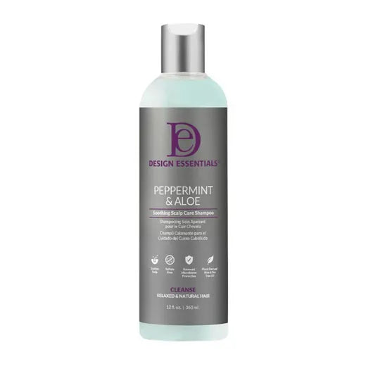 Design Essentials Peppermint & Aloe Soothing Scalp Care Shampoo 360ml
