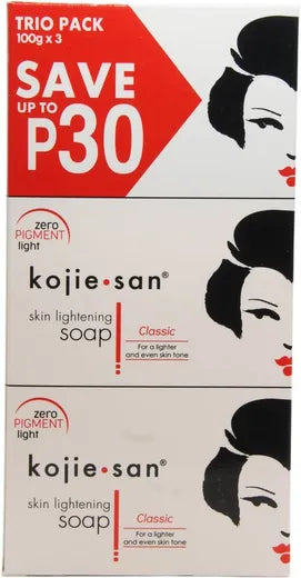 Kojie San skin lightening soap 3 x 100 gr
