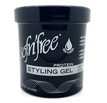 SofN'Free - Protein Styling Non-Flaking Gel Black 15oz