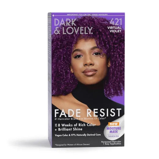 Dark & Lovely Fade Resist Hair Color - 421 Virtual Violet
