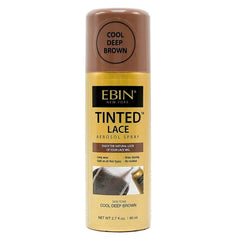 EBIN Tinted Lace Aerosol Spray Cool Deep Brown 80ml